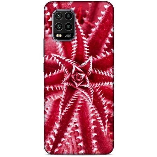 Lopard Xiaomi Mi 10 Lite Uyumlu Kılıf Bahar (27) Tasarımlı Kılıf Kırmızı
