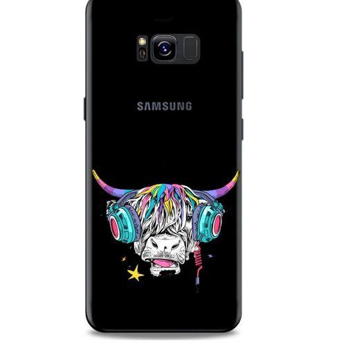 Zoologix (8) Samsung Galaxy S8 Plus Şeffaf Kılıf Silikon Desenli