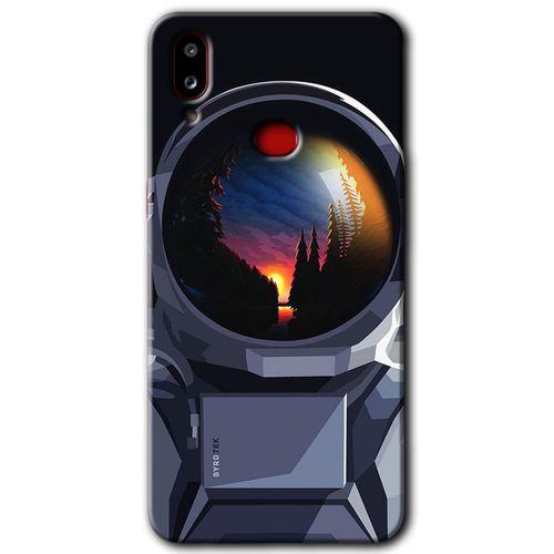 Potkal Hediye Fabrikası Samsung Galaxy A10s HD Baskılı Kılıf + 9D Tam Ekran Koruyucu - Astronot