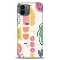 Xiaomi Redmi A1 Kılıf HD Baskılı Kılıf - Çizim + Tam Ekran Koruyucu