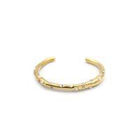 Taşlı İncili Bilezik - Altın