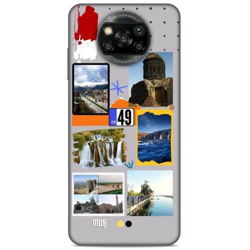Lopard Xiaomi Redmi Poco X3 Uyumlu Kılıf Şehirli ※ (49) Muş Ultra Silikon Kılıf