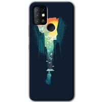 İnfinix Hot 10 Kılıf HD Desen Baskılı Arka Kapak - City Bird Sky