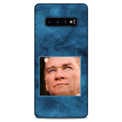 Samsung Galaxy S10 Plus Kılıf Atatürk (26) Tpu Silikon Kılıf Mavi Gök