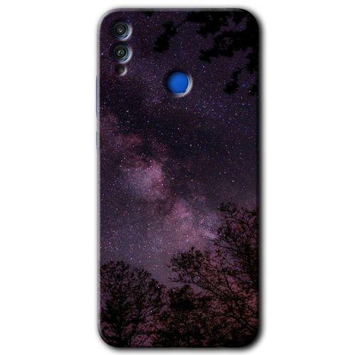 Honor 8x Kılıf HD Desen Baskılı Arka Kapak - Gece Galaksi