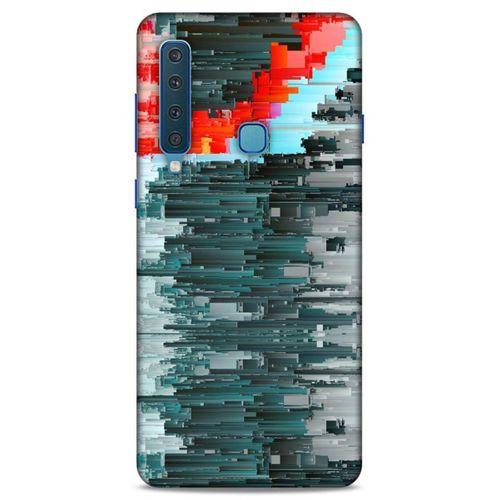 Lopard Samsung Galaxy A9 2018 Uyumlu Kılıf PiXel (19) Kılıfları Gri Yeşil