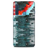 Lopard Samsung Galaxy A9 2018 Uyumlu Kılıf PiXel (19) Kılıfları Gri Yeşil