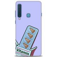 Samsung Galaxy A9 2018 Kılıf HD Baskılı Kılıf - Vitamin + Tam Ekran Koruyucu