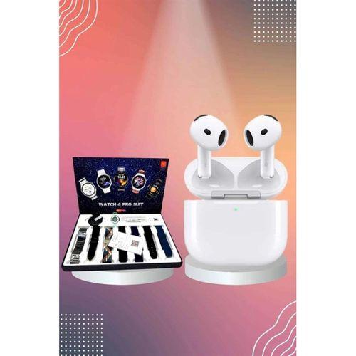 3.nesil Tws Bluetooth Kulaklık Bluetooth Bağlantılı Akıllı Saat Amoled Ekran Plastik Hasır Kordon