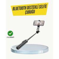 Bluetooth Selfie Çubuğu – Işıklı, Katlanabilir, Uzaktan Kumandalı
