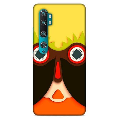 Lopard Xiaomi Mi Note 10 Pro Uyumlu Kılıf Soyut Sanat (4) Desenli Koruma Kılıfı