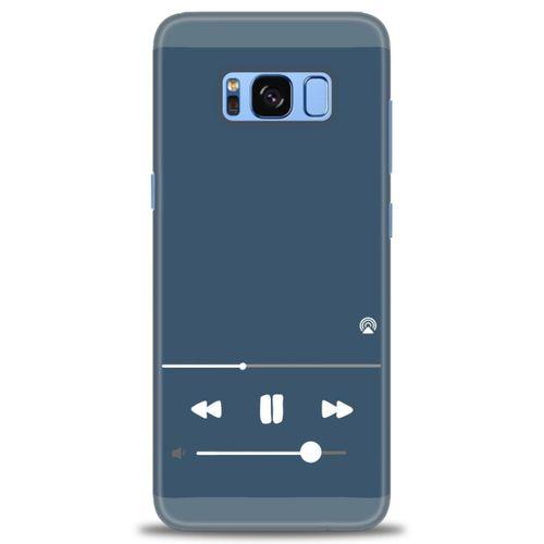 Samsung Galaxy S8 Plus Kılıf HD Baskılı Kılıf - Müzik Çalar + Tam Ekran Koruyucu