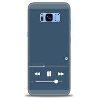 Samsung Galaxy S8 Plus Kılıf HD Baskılı Kılıf - Müzik Çalar + Tam Ekran Koruyucu
