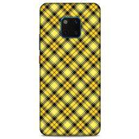 Gömlek (4) Desenli Silikon Kapak Telefon Kabı Huawei Mate 20 Pro Kılıf