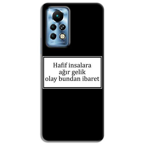 Infinix Note 11 Pro Kılıf HD Yazı Baskılı Silikon Arka Kapak - Yazı 2