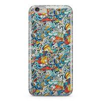 Apple iPhone 6 Plus - 6S Plus Kılıf Uludağ Doodle Arka Kapak Koruma Desenli Full Koruyucu