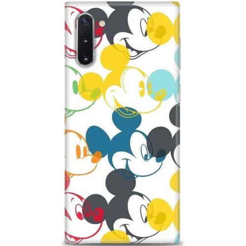 Samsung Galaxy Note 10 Kılıf HD Baskılı Kılıf - Renkli Mickey Mouse + Tam Ekran Koruyucu