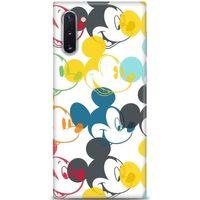 Samsung Galaxy Note 10 Kılıf HD Baskılı Kılıf - Renkli Mickey Mouse + Tam Ekran Koruyucu