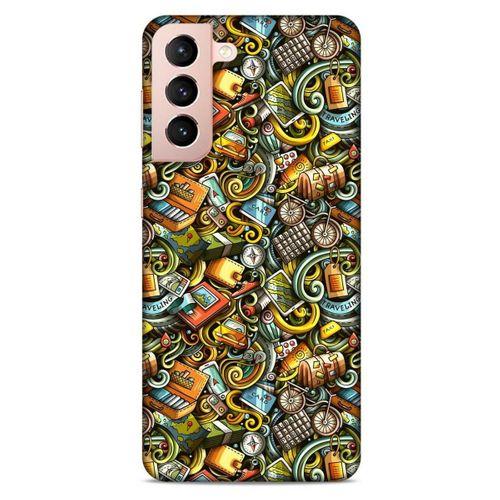 Lopard Samsung Galaxy S21 Uyumlu Kılıf Graffitix (50) Shockproof Kılıf