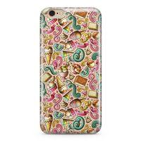 Apple iPhone 6 6s Kılıf Gelato Dondurma Arka Kapak Koruma Desenli Full Koruyucu