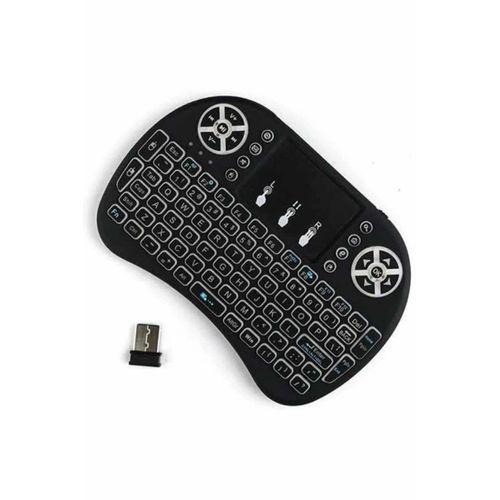 Kablosuz Türkçe Q Klavye Rgb Işıklı Televizyon Ps3 Dokunmatik Mouse