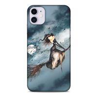 Y.Liva-2021 Özel Seri Cadılı Apple Iphone 11 Kılıf Silikon Kapak
