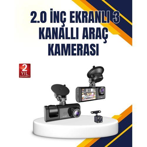 Araç İçi Kamera Seti | 170° Geniş Açı, Hareket Algılama Ve Park Koruma