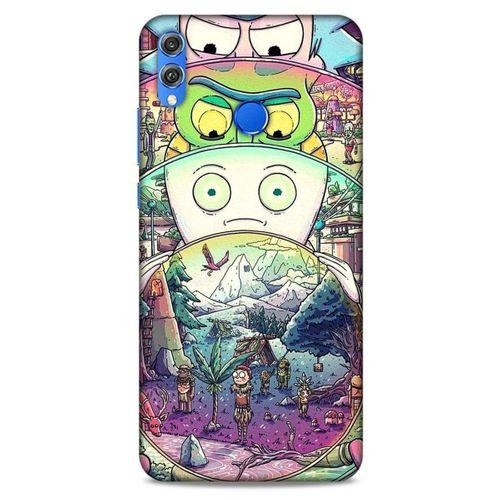 Huawei Honor 8x Uyumlu Kılıf Rick And Morty (48) Bumper Kılıf Decoy Jerrys