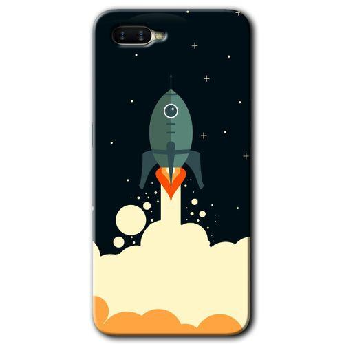 OPPO Oppo Rx 17 Neo Kılıf HD Desen Baskılı Arka Kapak - Space Smoke