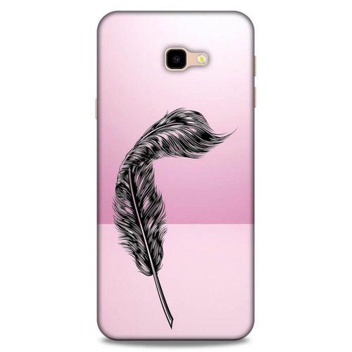 Lopard Samsung Galaxy J4 Plus Uyumlu Kılıf Tattoo's (29) Arka Koruma Kılıfı Tüy Dövmesi