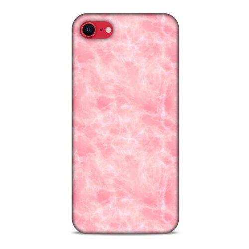 Mermer Desenli (4) Tema Koruma Kılıfı Pembe Apple iPhone SE 2020 Kılıf
