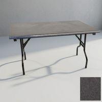 Dockers Banket Katlanır Masa (Werzalit, Allzalit. Vermodin Tabla 80x140) - Grey Marble