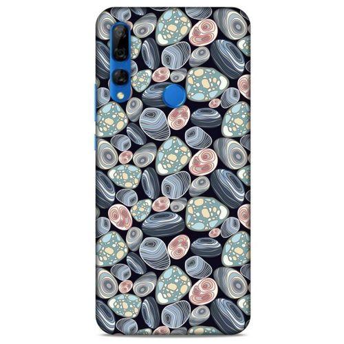 Huawei Y9 Prime 2019 Kılıf Baskılı Özel Seri Taşlı (14) Lansman Kılıf