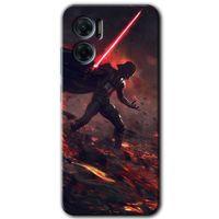 Xiaomi Redmi 10 5G HD Baskılı Kılıf + 9D Tam Ekran Koruyucu - Darh Vader Wars