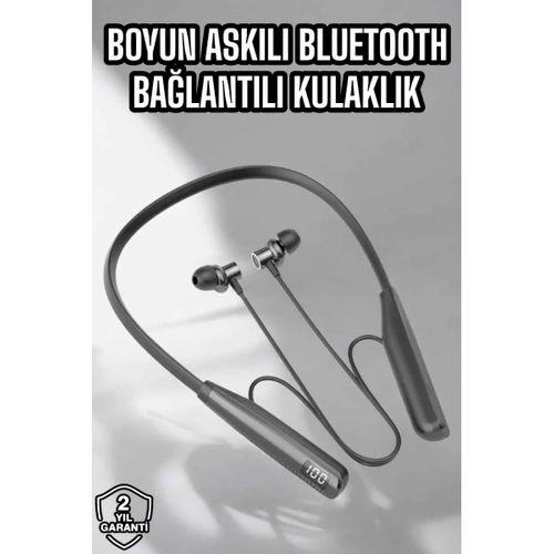 Boyun Bantlı Bluetooth Kulaklık Yüksek Ses Kaliteli 100 Saat Kulaklık