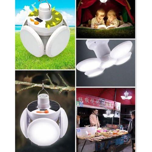 Usb Ve Solar Şarjlı Katlanabilir 5 Taraflı Led Lamba