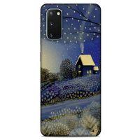 Samsung Galaxy S20 Kılıf Snowix (42) Rugged Armor Kılıf Gold Lacivert
