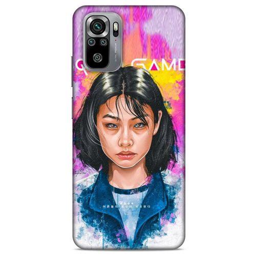 Xiaomi Redmi Note 10S Uyumlu Kılıf Squid Game (47) Crystal Flex Kılıf Dae-Hyun