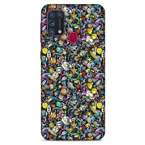 Graffitix (48) Desenli Silikon Kapak Samsung Galaxy M31 Kılıf