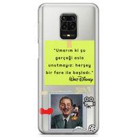 Xiaomi Redmi Note 9 Pro Kılıf Caps Walt Disney Arka Kapak Koruma Desenli Full Koruyucu