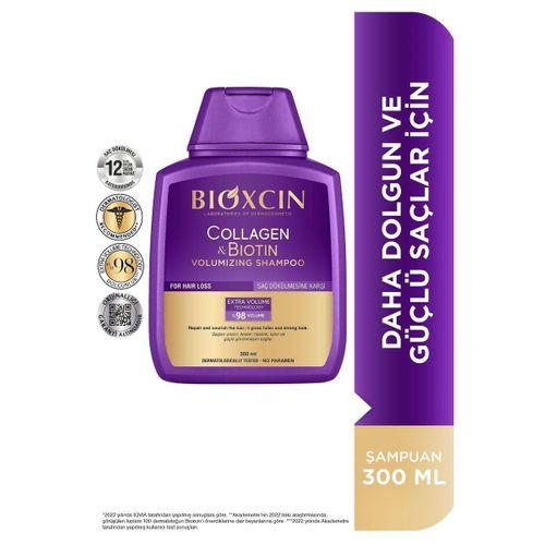 Bioxcin Bioxcin Collagen & Biotin Ekstra Hacim & Dolgunlaştırıcı Şampuan 300 Ml - 2 Li Avantaj Seti