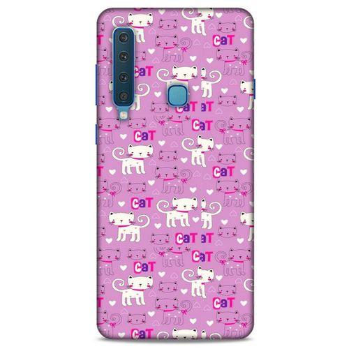 Lopard Samsung Galaxy A9 2018 Uyumlu Kılıf Kediler (4) Koruma Kılıfı Pink Cat