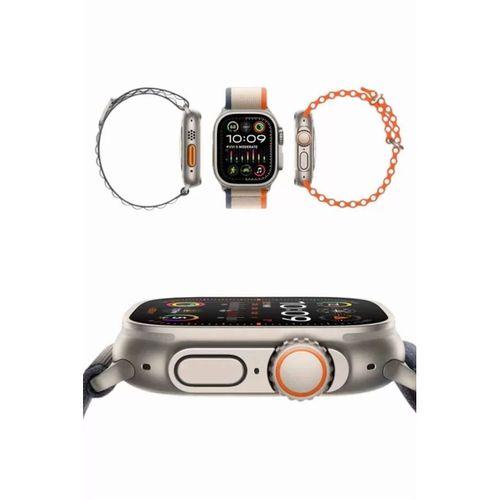 49mm Akıllı Saat Amoled Ekranlı Kadın Erkek Kol Saati Plastik Kordon