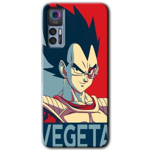 TCL 30 Plus Kılıf HD Desen Baskılı Arka Kapak - Vegeta