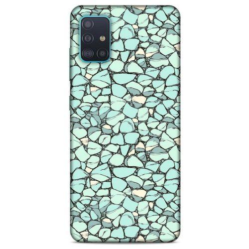 Samsung Galaxy A51 Kılıf Baskılı Özel Seri Taşlı (21) Koruyucu Kapak