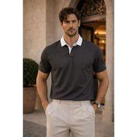 Arthur Regular Fit Nova Pike Kumaş Polo Yaka T-Shirt - Füme