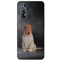 Huawei P Smart 2021 Kılıf Köpek Kıyafetleri (29) Arka Koruma Kılıfı Fransız Mastifi Kazak
