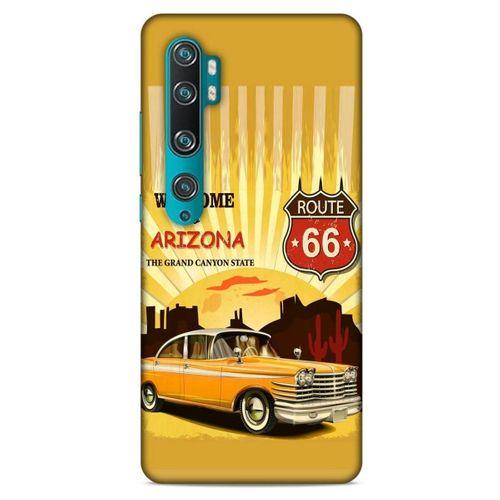 Retro (14) Desen Lansman Kılıf Renkli Xiaomi Mi Note 10 Kılıf