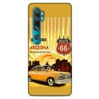 Retro (14) Desen Lansman Kılıf Renkli Xiaomi Mi Note 10 Kılıf