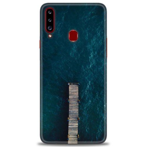 Samsung Galaxy A20S Kılıf HD Baskılı Kılıf - İskele + Tam Ekran Koruyucu